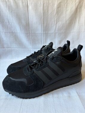 Adidas Originals ZX 700 HD Black Running Athletic Shoes Men's Size 12 G55780
